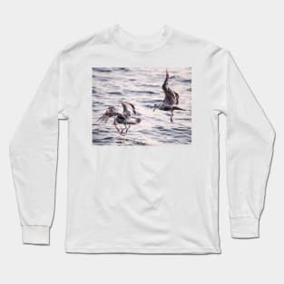 Fighting Gulls Long Sleeve T-Shirt